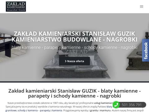 Guzik Stanisław. Zakład kamieniarski Kraków