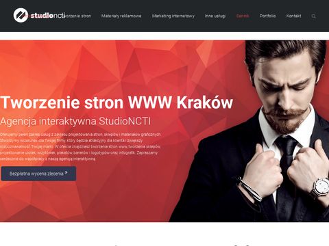 Studioncti.pl projektowanie stron Kraków