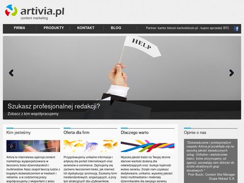Artivia.pl - agencja content marketing