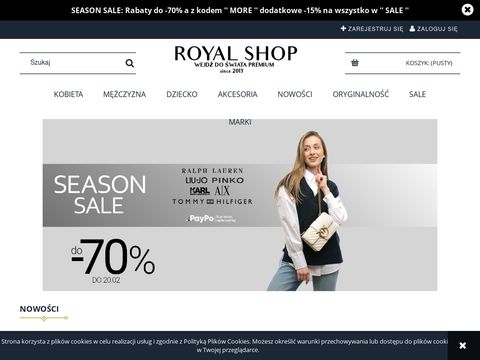 Royal-shop.pl markowa odzież damska i męska