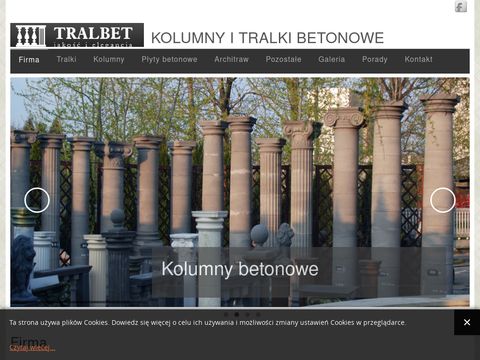 Tralbet.pl - producent tralek i kolumn betonowych