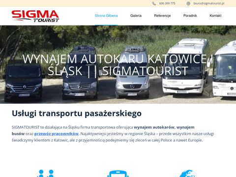 Sigmatourist.pl - przewóz osób śląsk