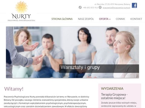 Pracownia-nurty.pl - psychoterapia Warszawa