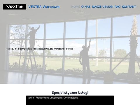Vextra czyszczenie wykładzin, mycie okien Warszawa