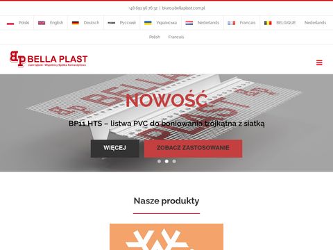 Bellaplast.com.pl listwy okapnikowe
