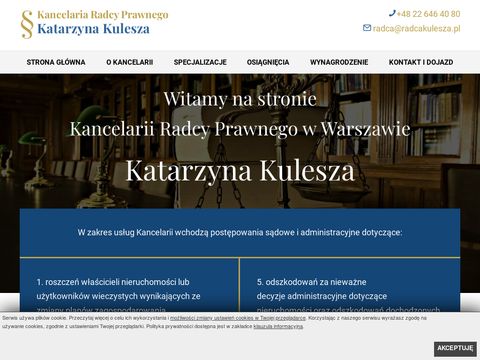 Radcakulesza.pl kancelaria w Warszawie