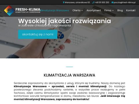 Fresh-klima - Warszawa klimatyzacje