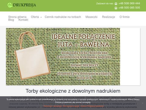 Torebki-ekologiczne.pl torby z nadrukiem