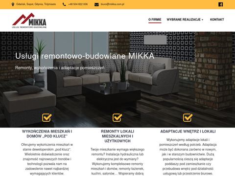 Mikka.com.pl usługi remontowe Gdańsk