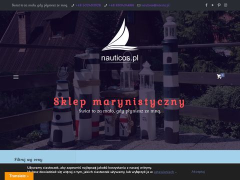Nauticos.pl sklep marynistyczny rejsy morskie