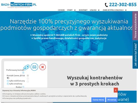 Baza-nowych-firm.pl klientów biznesowych