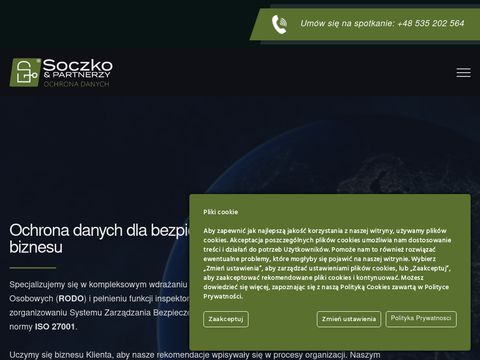 Soczko.pl ochrona danych osobowych