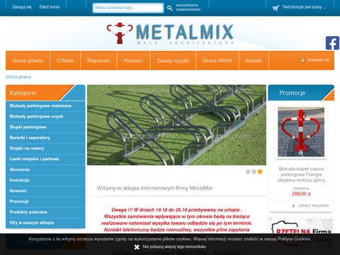 Sklep.metalmix.info producent stojaków na rower