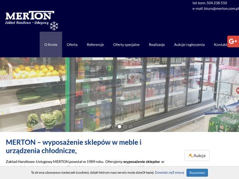 Merton.com.pl wyposażenie sklepów