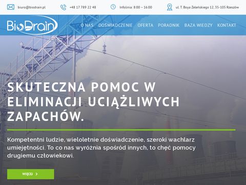 Biodrain.pl pomiary zapachów