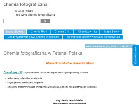 Chemia-fotograficzna.pl od Tetenala