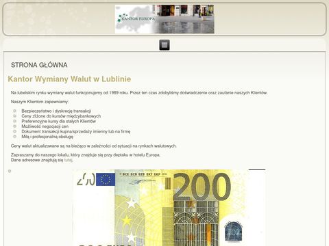 Kantoreuropa.eu wymiany walut