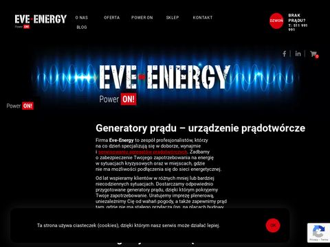Eve-energy.pl agregaty prądotwórcze kompleksowo