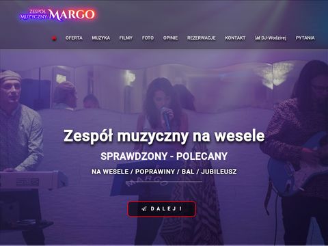 Zespolmargo.waw.pl muzyczny na wesele Warszawa