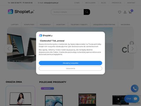 Shoplet.pl Uniwersal laptopy poleasingowe