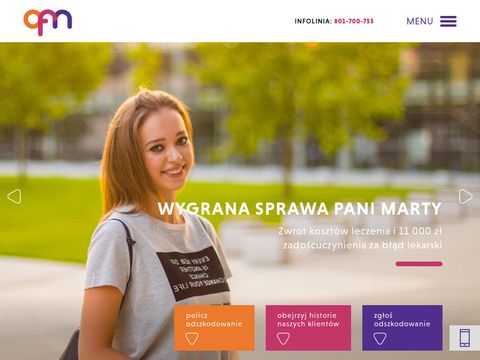Ofn.com.pl odszkodowanie za uszczerbek na zdrowiu