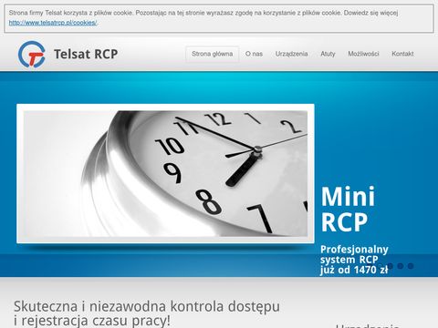 Rejestracja czasu pracy z pomocą firmy Telsat RCP