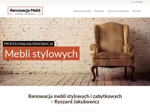 Renowacja mebli Ryszard Gacparski w Pruszkowie