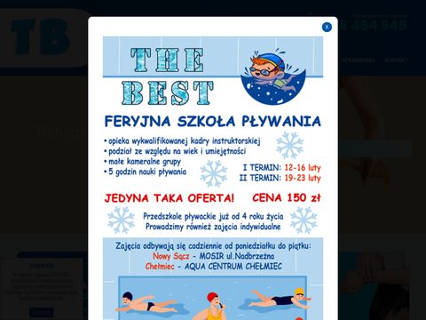 Tomaszbaliczek.pl szkoła pływania Nowy Sącz