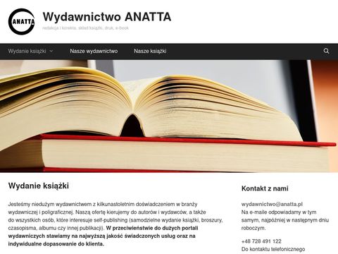 Studio Anatta - materiały reklamowe, wydawnictwo
