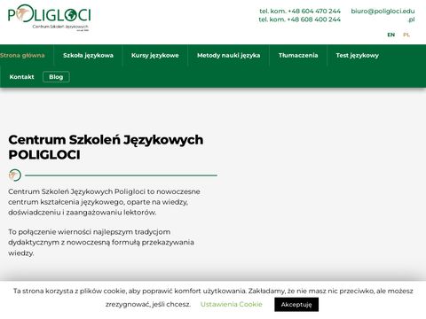 Poligloci.edu.pl - szkoła językowa