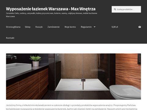 Sklep.maxwnetrza.pl meble łazienkowe i kuchenne