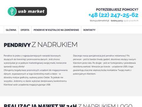 Usbmarket.pl producent pendrivów reklamowych