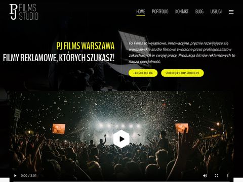 Pjfilmsstudio.pl wideofilmowanie w Warszawie