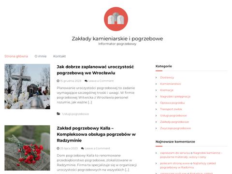 Zakladykamieniarskie.com.pl i pogrzebowe