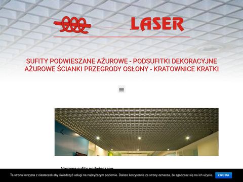 Sufity podwieszane - firma Laser sufitylaser.pl
