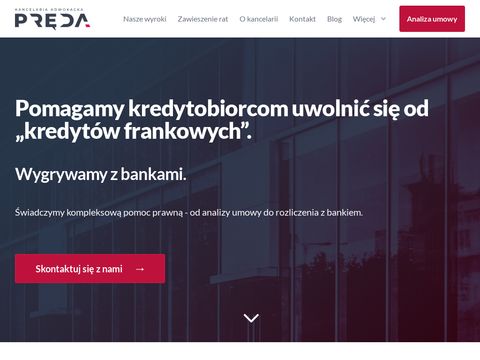Sprawychf.pl kredyty frankowe kancelaria Głogów