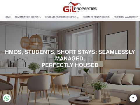 Gilproperties.co.uk zakwaterowanie Exeter