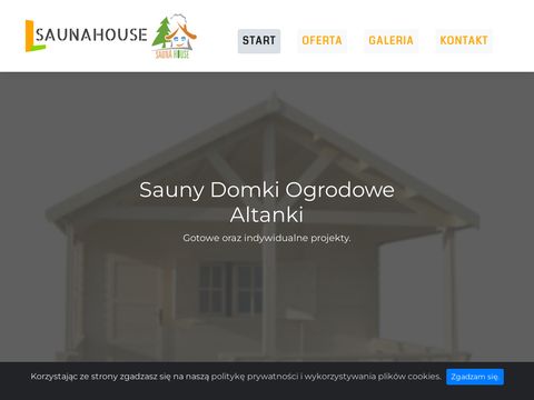 Saunahouse.pl producent saun, domków i akcesorii ogrodowych