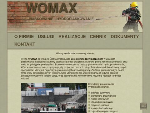 Womax-piaskowanie.pl - renowacje powierzchni
