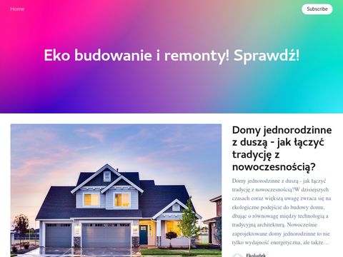 Ekoinstalka.pl przydomowe oczyszczalnie ścieków