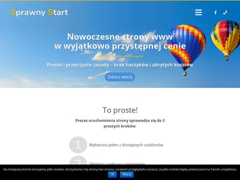 Sprawnystart.pl gotowe strony internetowe