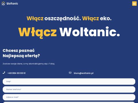 Woltanic.pl montaż panali fotowoltaicznych