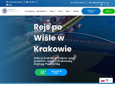 E-statek.pl - rejs Kraków