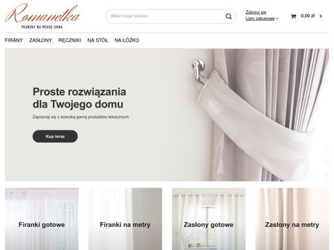 Romanetka.pl firany haftowane i kuchenne