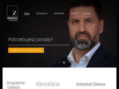 J. Panek, A, M. Zdanowicz adwokat Gliwice