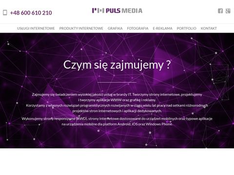 Puls Media - projektowanie stron internetowych
