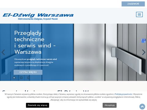 EL-Dźwig s.c. montaż dźwigów osobowych Warszawa