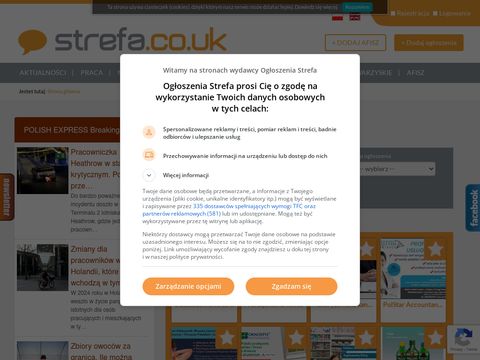 Ogłoszenia UK - strefa.co.uk