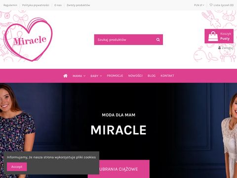 Miracle.com.pl moda dla kobiet w ciązy