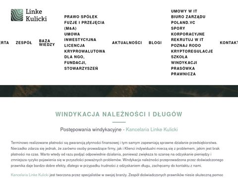 Windykacyjnakancelaria.pl adwokacka Warszawa